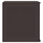vidaXL Coffre de rangement jardin Marron 55x53x57 cm PP