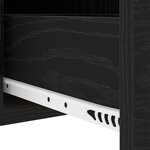 vidaXL Cabinet de chevet Chêne noir 30 x 48 x 61 cm Bois d'ingénierie