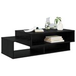 vidaXL Table basse Chêne noir 105 x 50 x 32 5 cm Bois d'ingénierie