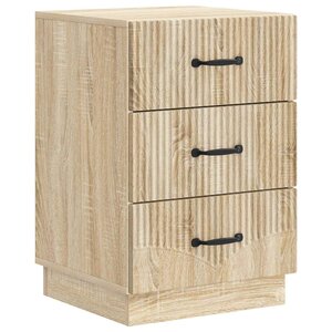 vidaXL Cabinet de chevet avec tiroir Chêne Sonoma 43 x 41 x 63 5 cm