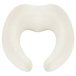 vidaXL Oreiller de Voyage pour le Cou Gris 30 x 28 x 14 cm Polyester