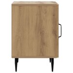 vidaXL Cabinet de chevet 2 pc Chêne artisanal 43 x 34 5 x 50 cm