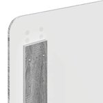 vidaXL Tête de lit Gris Sonoma 100 cm Bois d'ingénierie