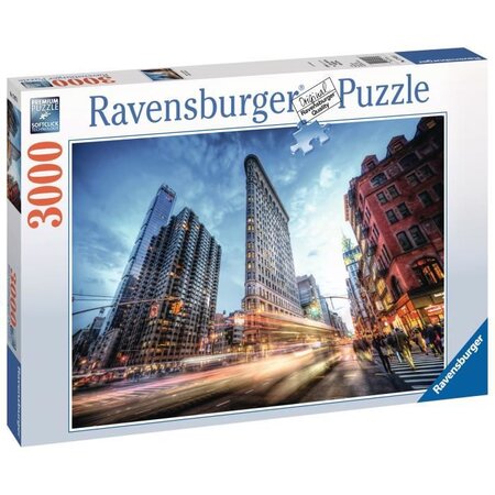 Puzzle 3000 pieces - flat iron building  new york - ravensburger - puzzle adultes - des 14 ans