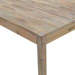 vidaXL Table à manger 110x70x75 cm bois d'acacia solide