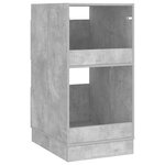 vidaXL Armoire à Laver avec stockage Béton Bois d'ingénierie