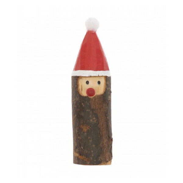 Figurine en Bois Elfique de Noël - Décoration Charmante 2.5 x 9.5 cm