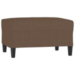 vidaXL Repose-pied Marron 70x55x41 cm Tissu