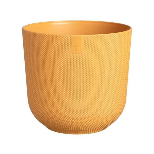 Pot de fleur Jazz Rond - Jaune Ø 34.5 x hauteur 32 cm - Intérieur 100  recyclé