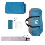 vidaXL Bâche de camping bleu 430x380x210 cm imperméable