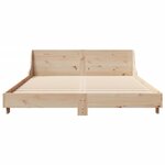 vidaXL Cadre de lit sans matelas 120x200 cm bois de pin massif