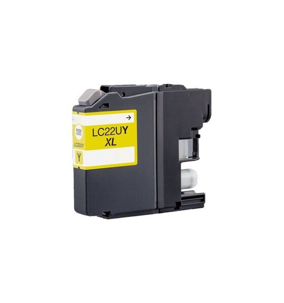 Brother LC-22U Jet d'Encre Jaune Compatible