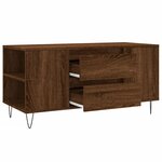 vidaXL Table basse chêne marron 102x44 5x50 cm bois d'ingénierie