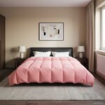 vidaXL Couette d'été 200 x 220 cm Été Microfibre (100  polyester) Rose