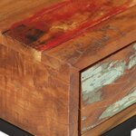 vidaXL Table d'appoint en U 45x30x61 cm Bois de récupération massif