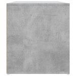 vidaXL Armoire d'angle gris béton 160x40x45 cm bois d’ingénierie