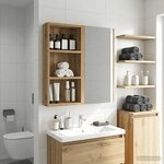 vidaXL Armoire murale de salle de bain Chêne artisan 30 x 10 x 60 5 cm