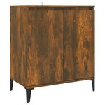 vidaXL Buffet Chêne fumé 60x35x70 cm Bois d'ingénierie