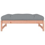 vidaXL Repose-pied de jardin 120x80 cm massif de douglas