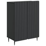vidaXL Buffet Noir 66 x 34 5 x 92 cm Bois d'ingénierie