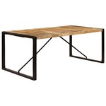 vidaXL Table de salle à manger 200x100x75 cm Bois de manguier solide