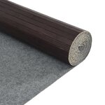 vidaXL Cloison de séparation marron foncé 165x400 cm bambou