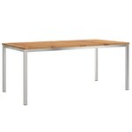 Ensemble de salle à manger de jardin 5 pièces en bois d'acacia vidaXL