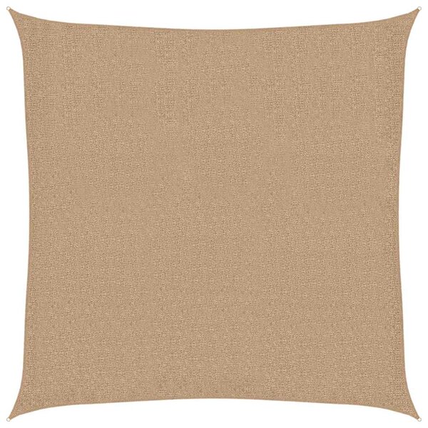 vidaXL Voile d'ombrage 160 g/m² Taupe 7x7 m PEHD