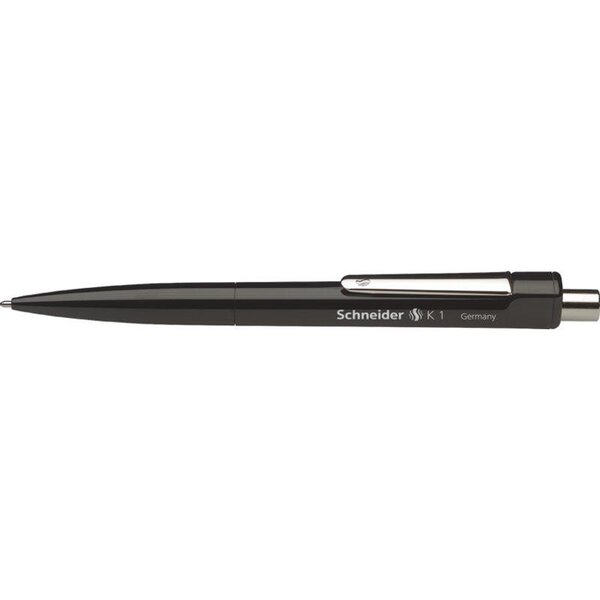 Stylo à bille K1 noir Pointe Moyenne Noir SCHNEIDER