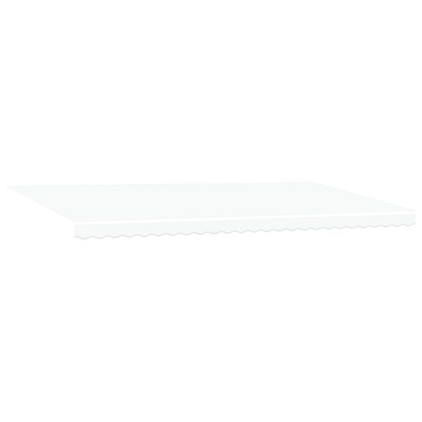 Auvent Rétractable Manuel vidaXL avec LED Blanc 600x300 cm