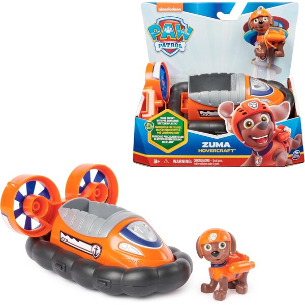 Spin Master 6069048 - La Pat Patrouille Aéroglisseur avec figurine Zuma