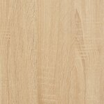 vidaXL Meuble TV chêne sonoma 160x30x50 cm bois d'ingénierie