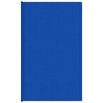 vidaXL Tapis de tente 400x500 cm Bleu PEHD