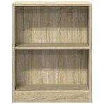 vidaXL Bibliothèque Chêne sonoma 60x24x76 cm Bois d'ingénierie