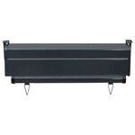 vidaXL Auvent latéral de balcon 65x250 cm Marron