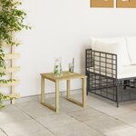 vidaXL Table de bain de soleil 40x40x36 cm en bois de pin imprégné