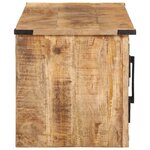 vidaXL Meuble TV avec portes 105x35x36 cm bois massif de manguier