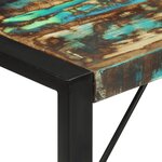 vidaXL Table à manger 120x55x76 cm bois massif de récupération