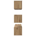 vidaXL Ensemble meuble TV 4 Pièces chêne artisanal 60 x 30 x 30 cm