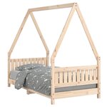 vidaXL Cadre de lit pour enfant 80x160 cm bois de pin massif