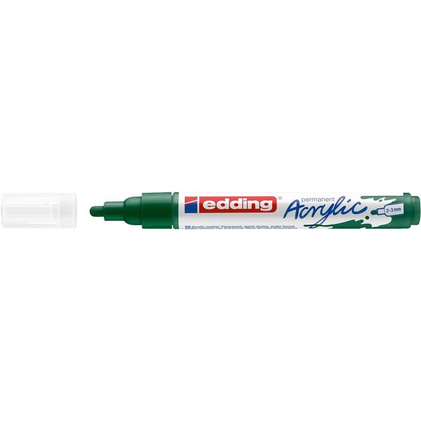 Marqueur Acrylique 5100 Vert Mousse Pointe Moyenne 2-3 mm EDDING