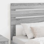 vidaXL Tête de lit Gris Sonoma 80 cm Bois d'ingénierie