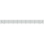 vidaXL Clôture en treillis métallique vert 1 4x25 m acier galvanisé