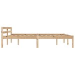 vidaXL Cadre de lit Bois de pin massif 180 x 200 cm