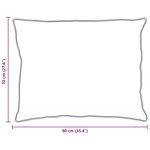 vidaXL Couette avec oreiller 3 pièces Blanc Microfibre