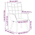 Fauteuil relaxant vidaXL en tissu crémeux imitation laine bouclée