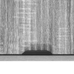 vidaXL Cabinet de salle de bain Sonoma gris 39 x 23.5 x 65 cm