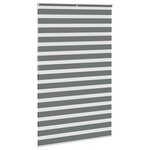 vidaXL Store zèbre gris foncé largeur du tissu 135 9 cm polyester