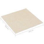 vidaXL Dalles de plancher autoadhésives 20 Pièces PVC 1 86 m² beige