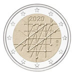 2 euros commémorative Finlande 2020 - Université de Turku.